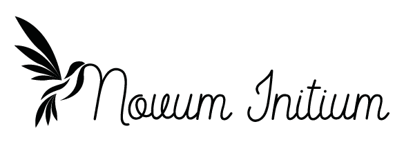 Novum initium logo noir